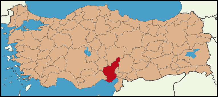 ADANA - Haritadaki Konumu